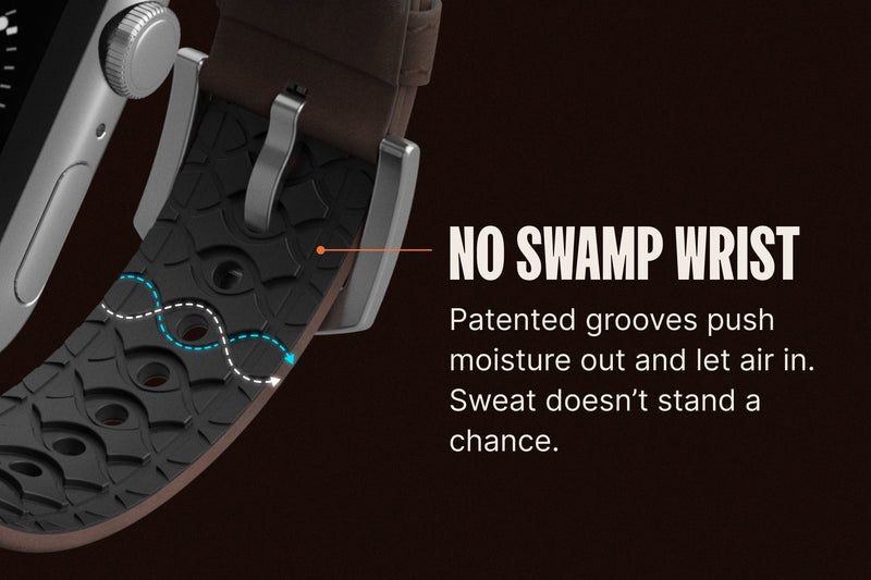 Vulcan Ascent - Brown Apple Leather Watch Band